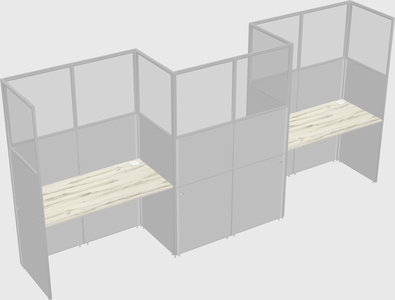 Rectangular cubicles