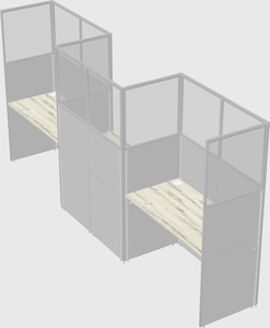Rectangular cubicles