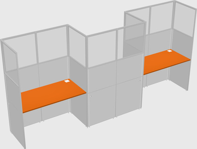 Rectangular cubicles
