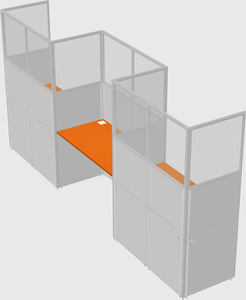 Rectangular cubicles