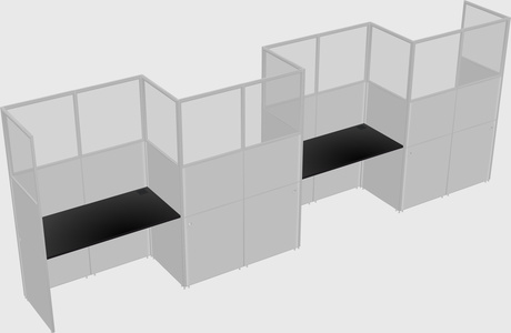 Rectangular cubicles
