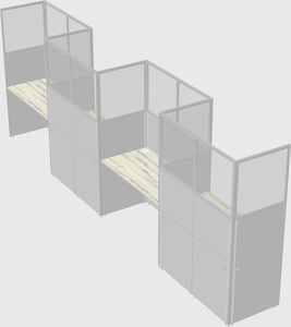 Rectangular cubicles