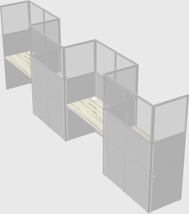 Rectangular cubicles