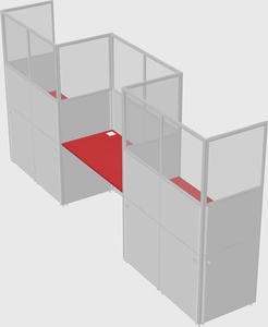 Rectangular cubicles