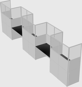 Rectangular cubicles