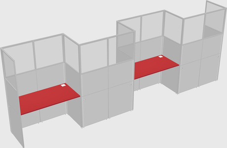 Rectangular cubicles