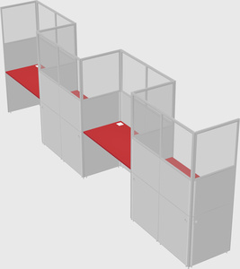 Rectangular cubicles