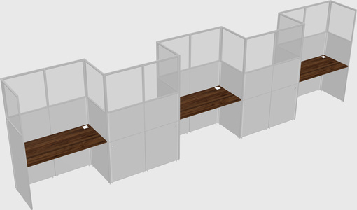 Rectangular cubicles