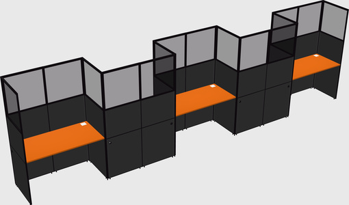 Rectangular cubicles