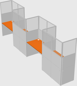 Rectangular cubicles