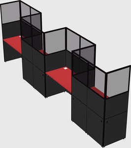 Rectangular cubicles