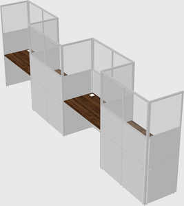 Rectangular cubicles