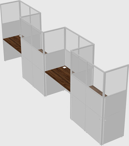 Rectangular cubicles