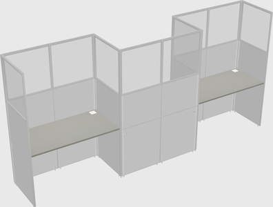 Rectangular cubicles