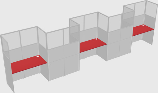 Rectangular cubicles