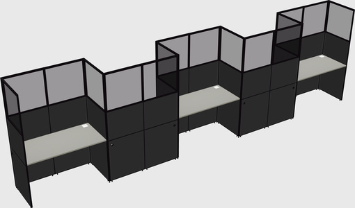 Rectangular cubicles