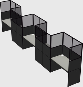 Rectangular cubicles