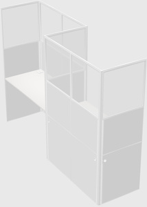 Rectangular cubicles