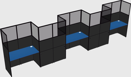 Rectangular cubicles