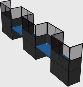 Rectangular cubicles