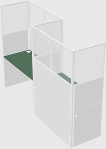 Rectangular cubicles