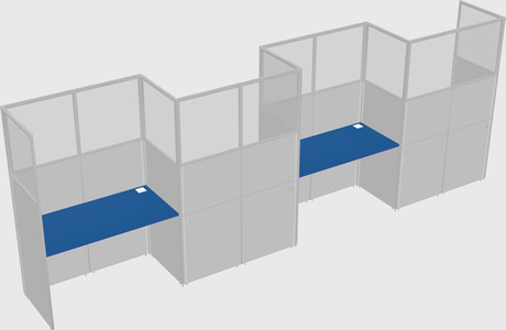 Rectangular cubicles