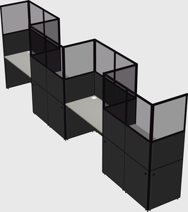 Rectangular cubicles