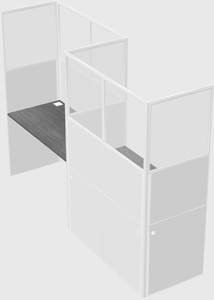 Rectangular cubicles