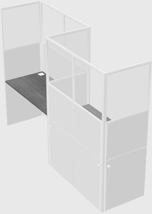 Rectangular cubicles