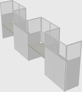 Rectangular cubicles