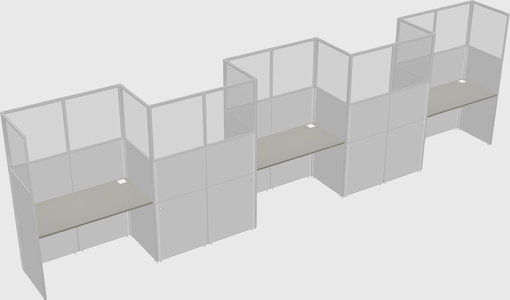 Rectangular cubicles