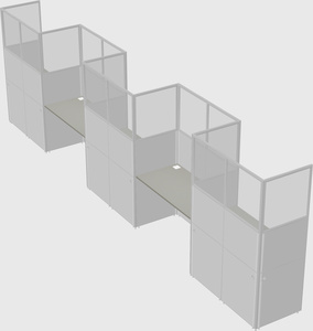 Rectangular cubicles