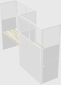 Rectangular cubicles