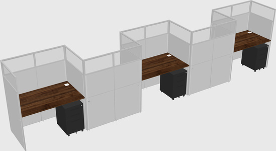 Rectangular cubicles