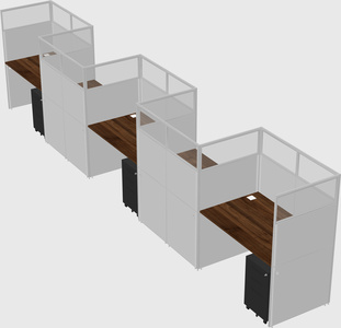 Rectangular cubicles