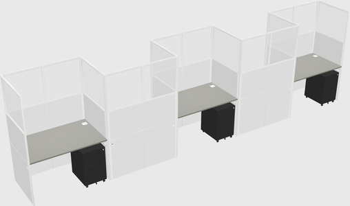 Rectangular cubicles