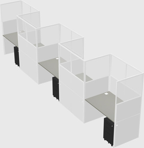 Rectangular cubicles