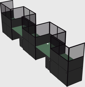 Rectangular cubicles
