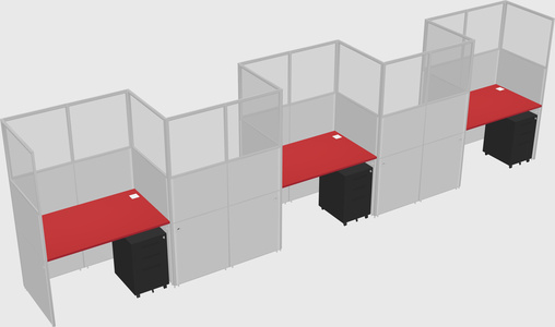 Rectangular cubicles