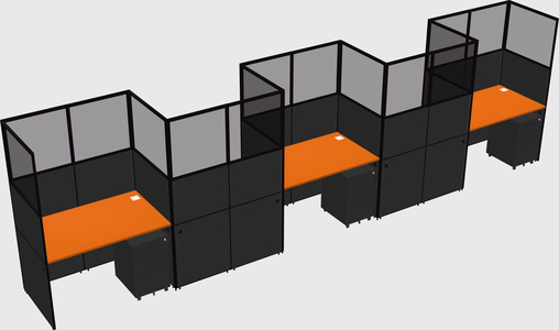 Rectangular cubicles