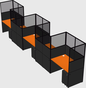 Rectangular cubicles