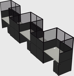 Rectangular cubicles