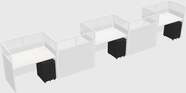 Rectangular cubicles