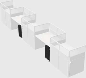 Rectangular cubicles