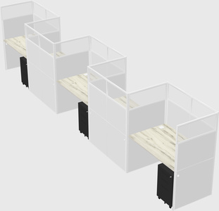 Rectangular cubicles