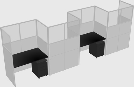 Rectangular cubicles