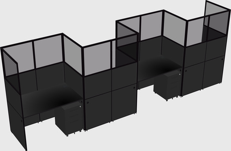 Rectangular cubicles