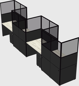 Rectangular cubicles