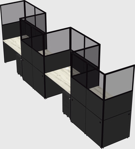 Rectangular cubicles