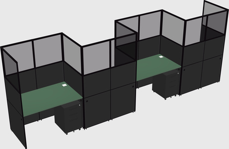Rectangular cubicles